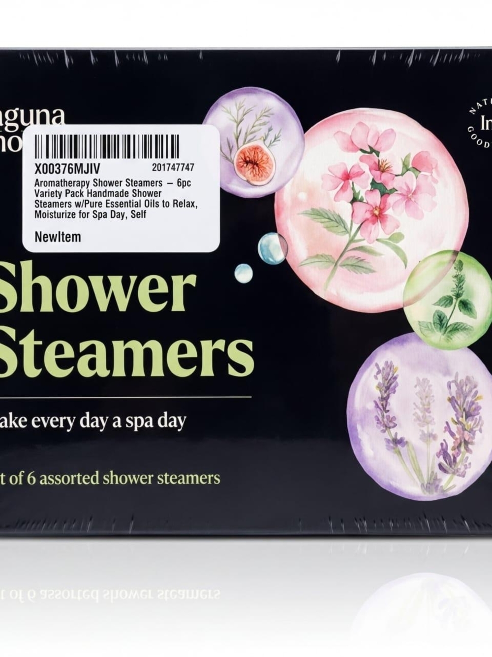 Aromatherapy Shower Steamers - Lavender & Floral Variety (Lavender/Pink/Green)